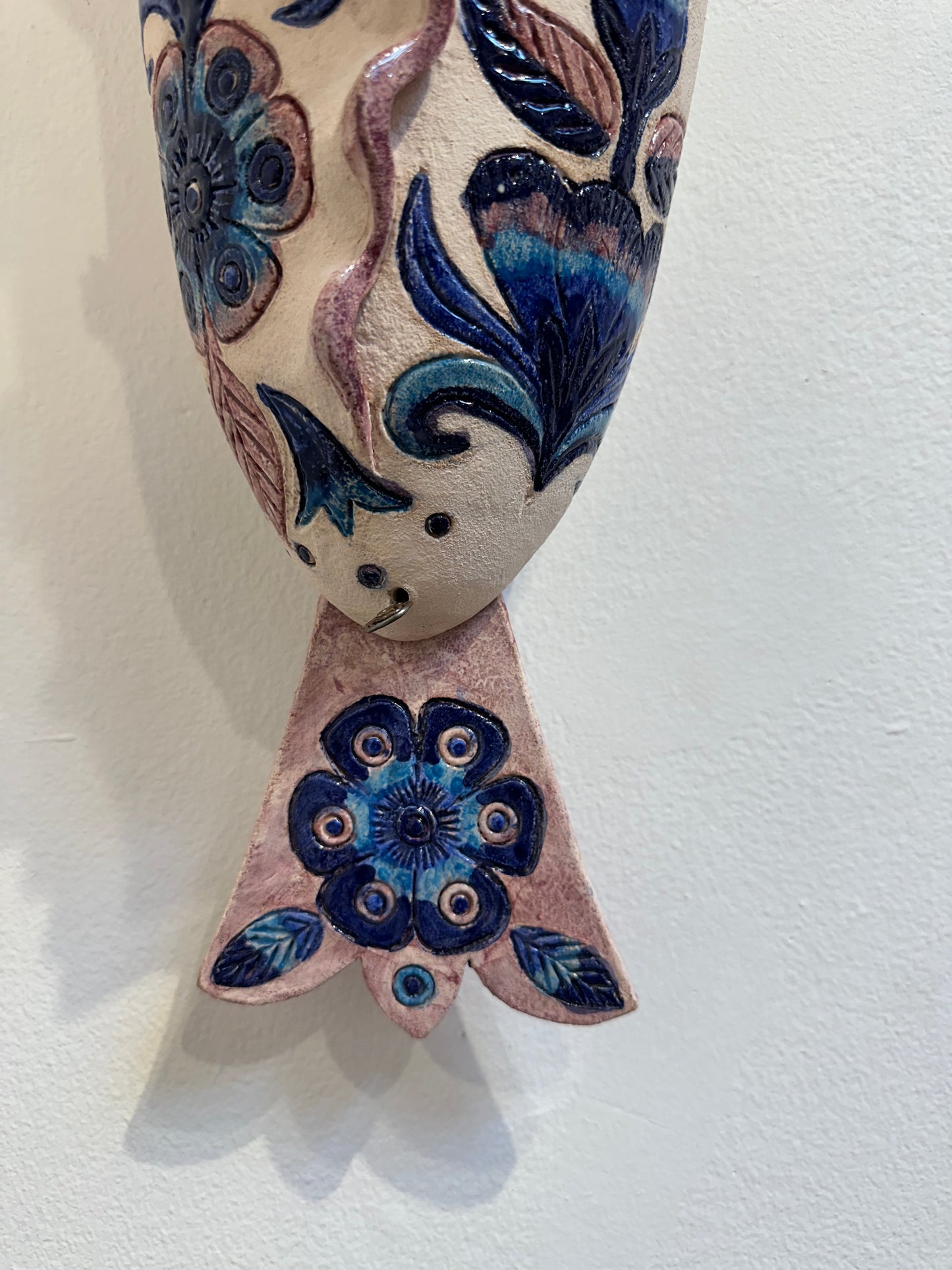 Wawa with fish tail ~ art wall sculpture
