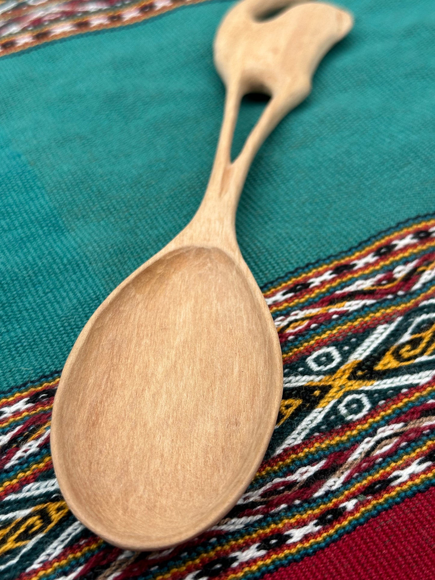 Wooden Spoon - Llama handle