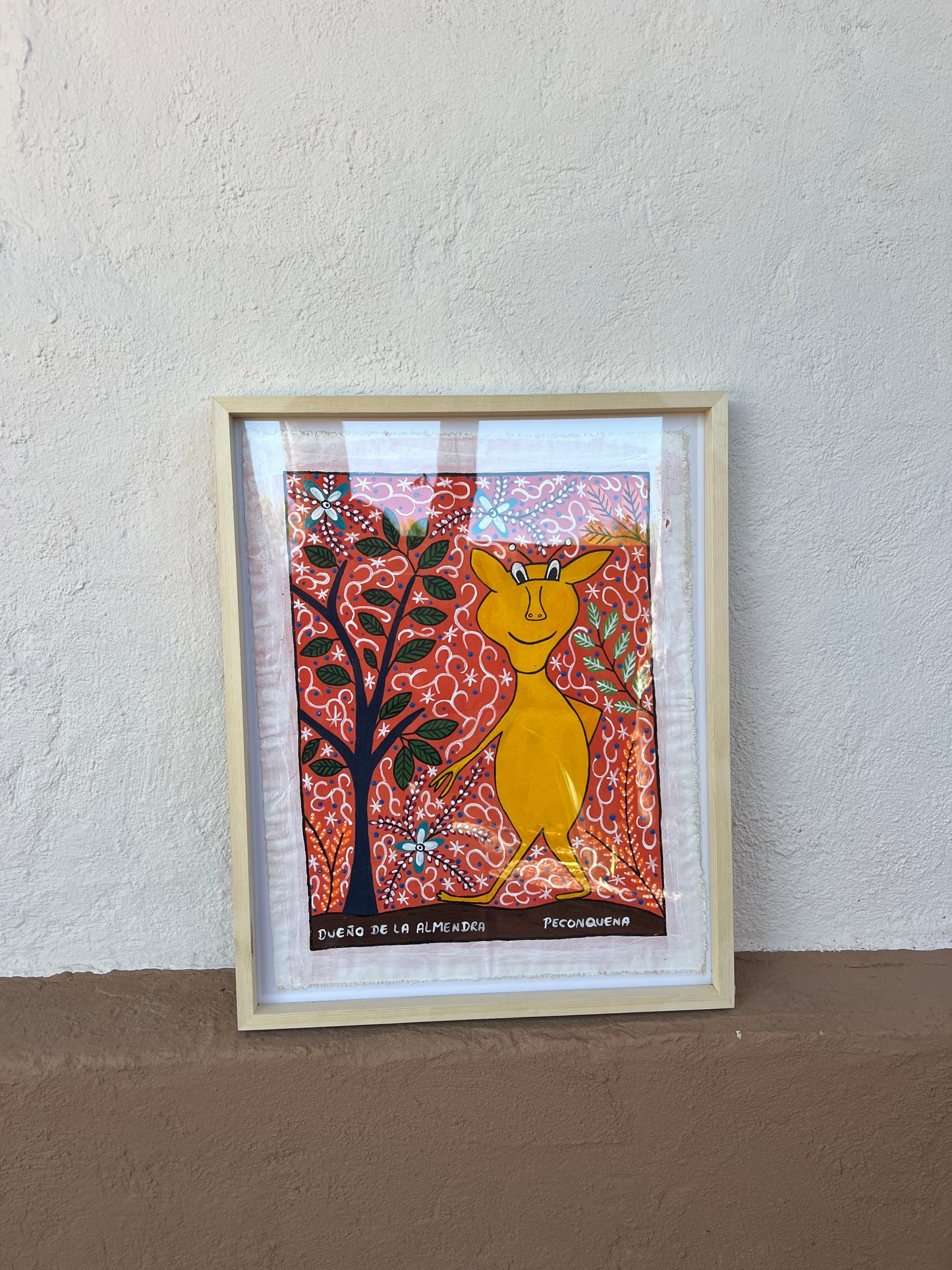 Dueño de la Almendra - acrylic on canvas - 14.5” x 18.5”