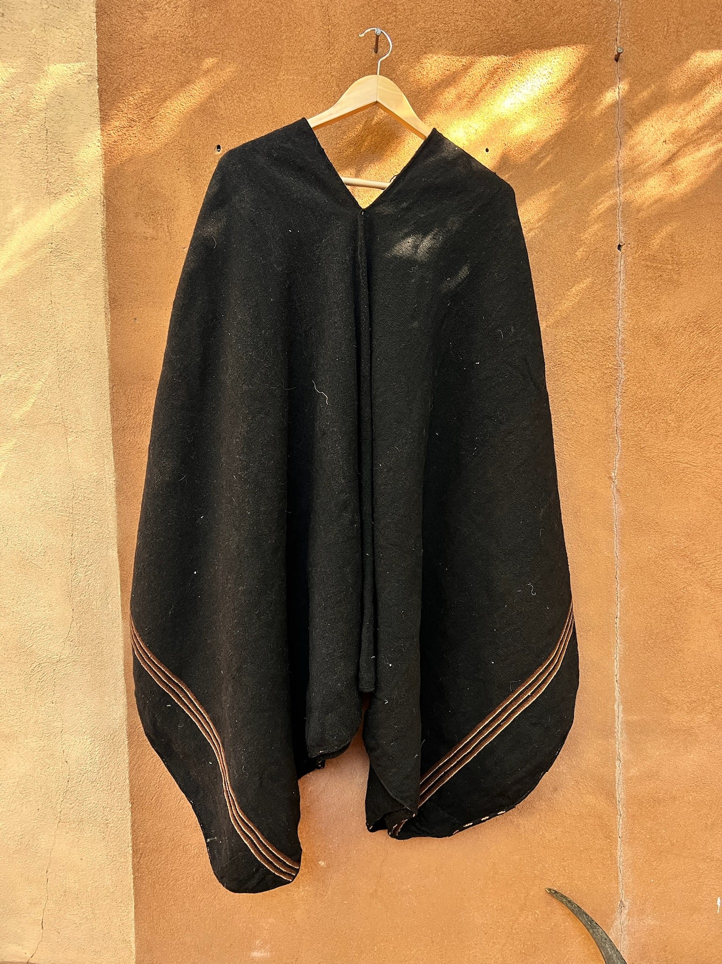 Antique Andean Poncho ~ Sheep Wool