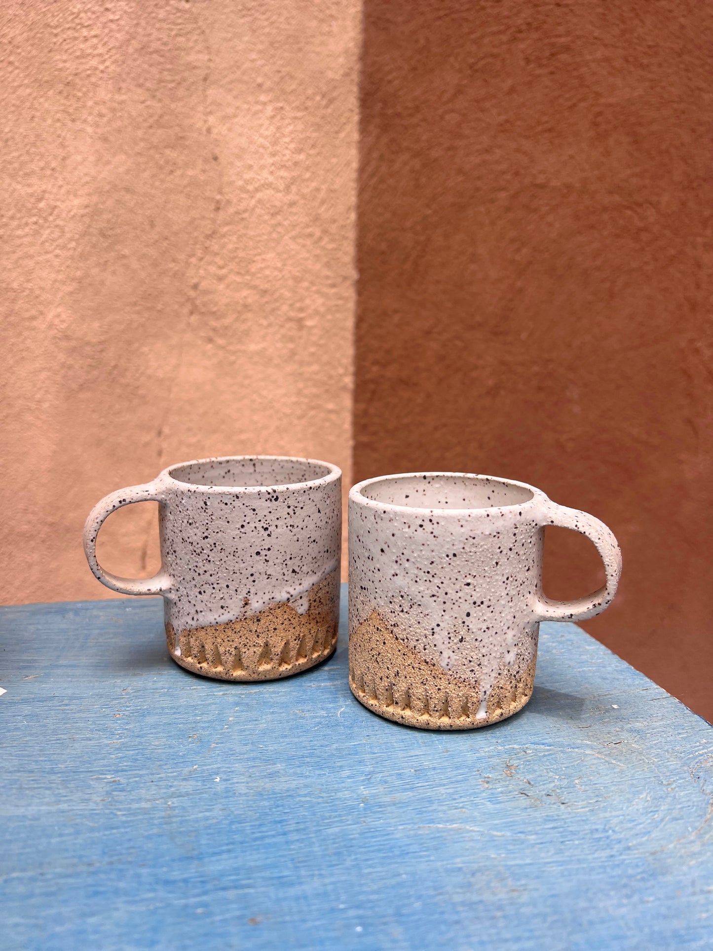 Off White Mug ~ Speckled stoneware mug ~ four versions