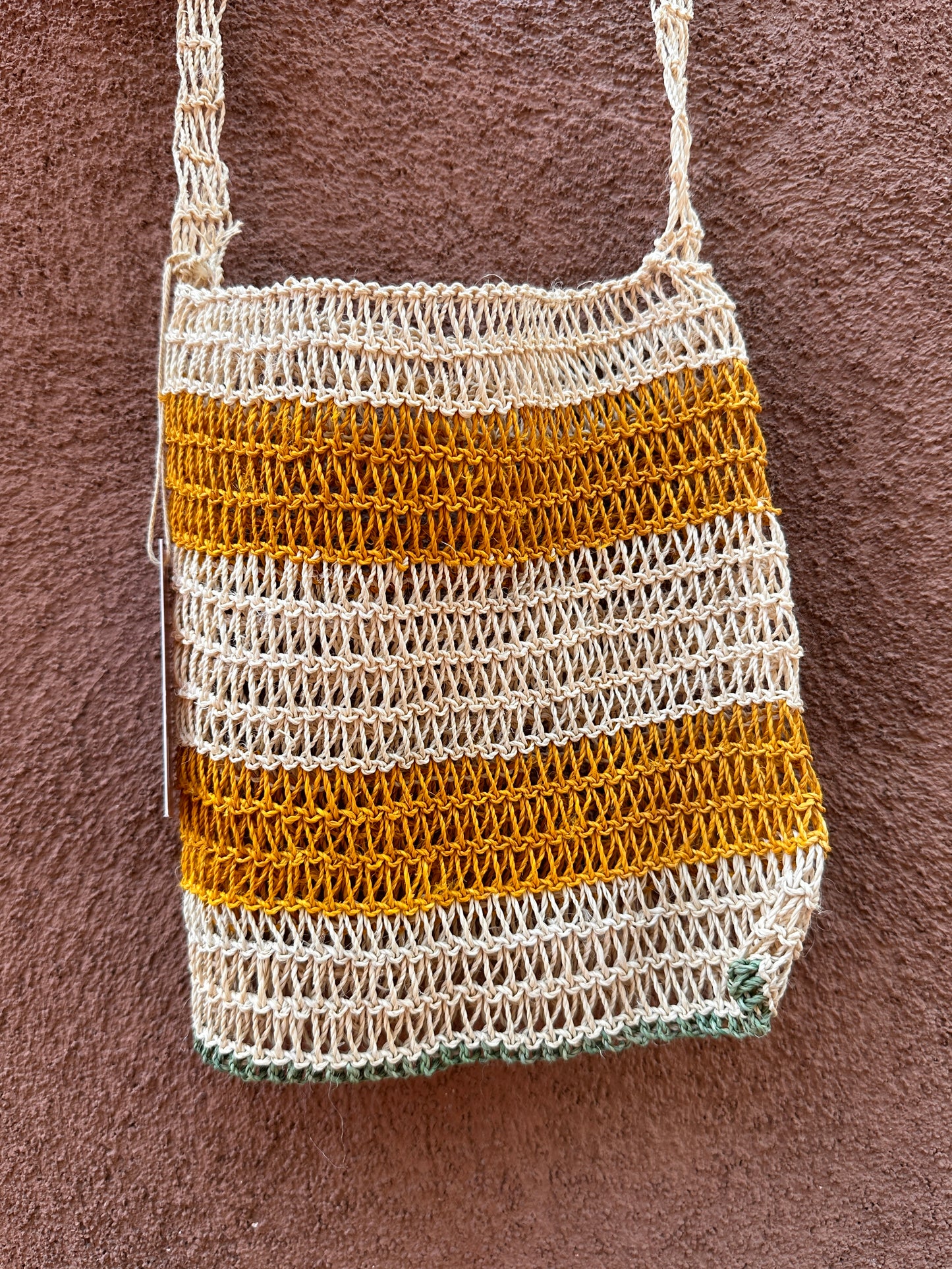 Small yellow Chambira tote