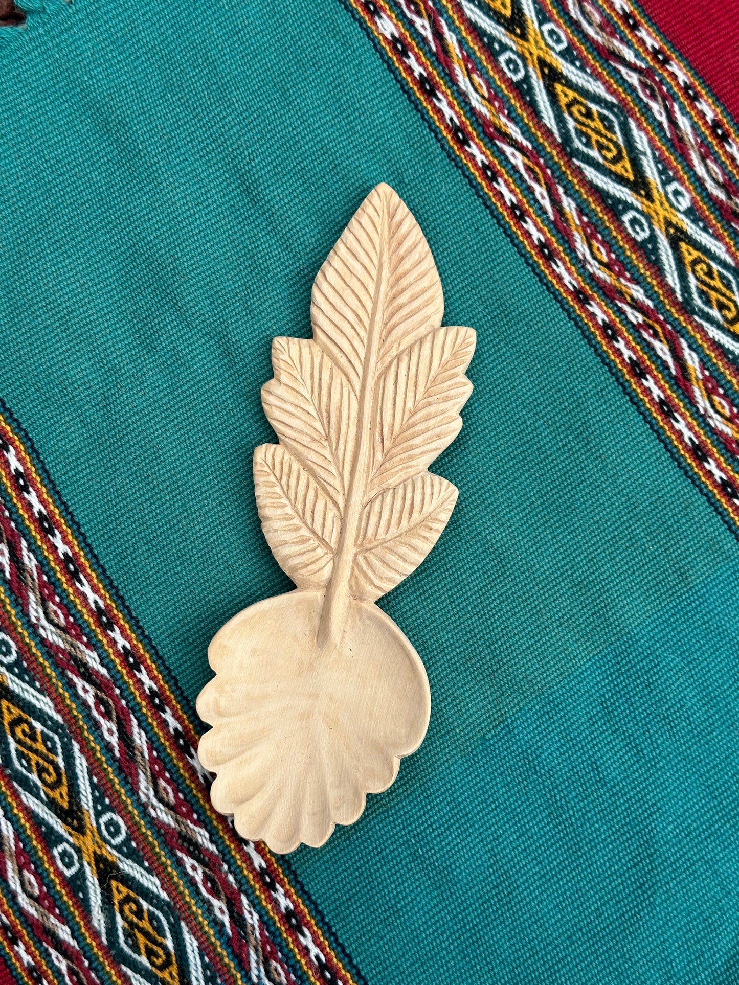 Leaves Wooden Spoon