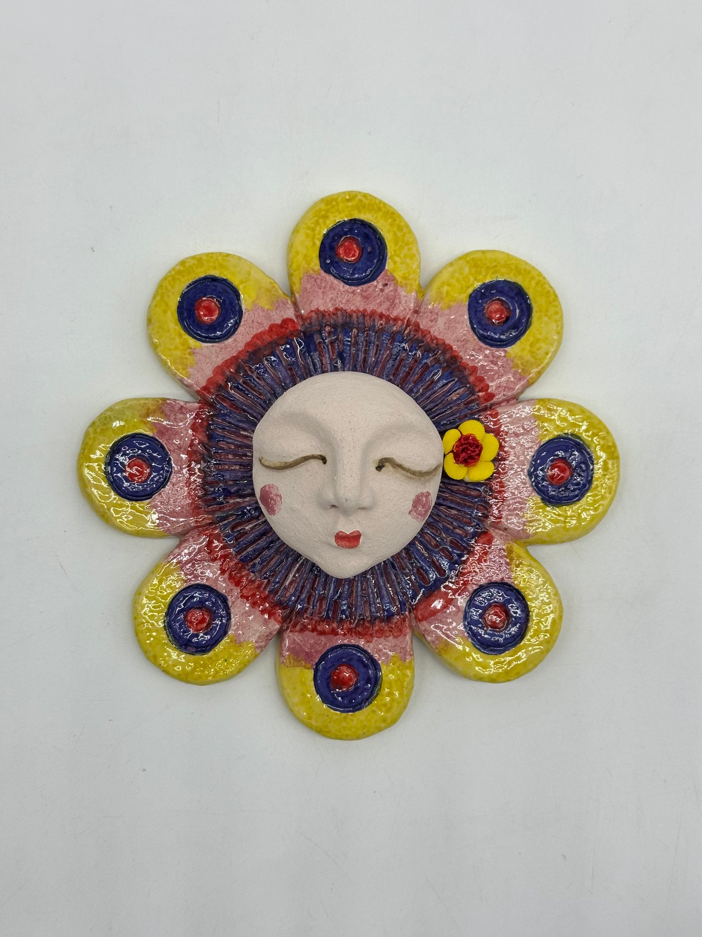 Mascaras en Flor ~ clay art wall