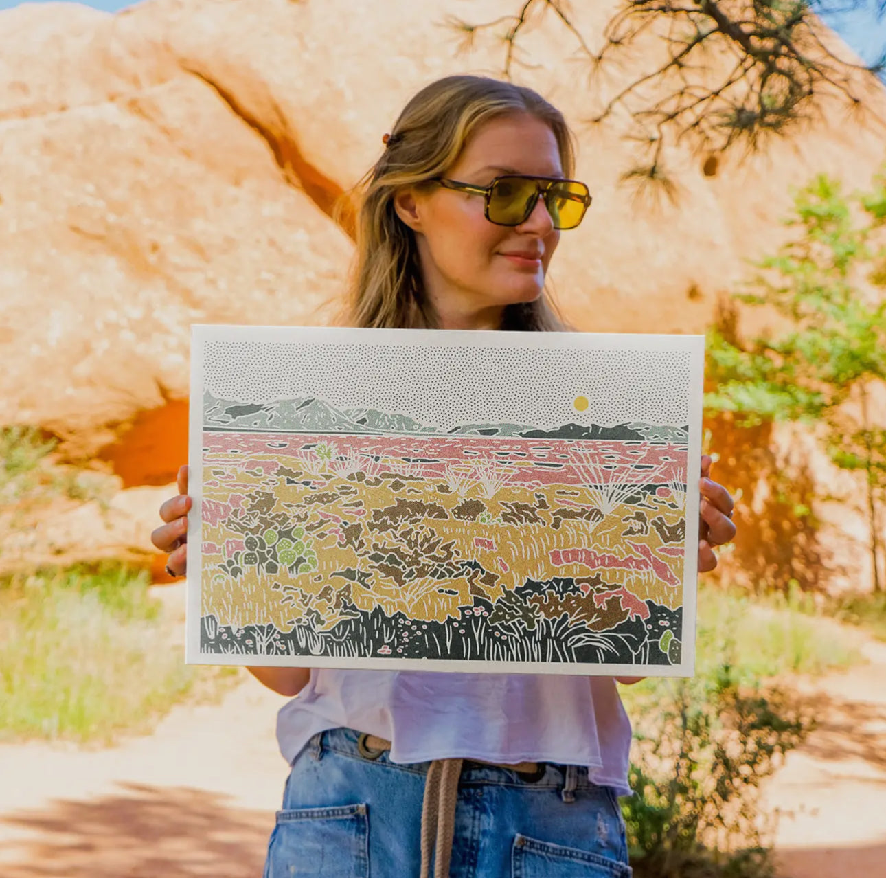 New Mexico Desert Landscape - two sizes