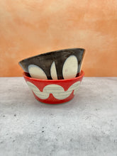 Load image into Gallery viewer, Black &amp; white Cereal Bowl - Porcelain
