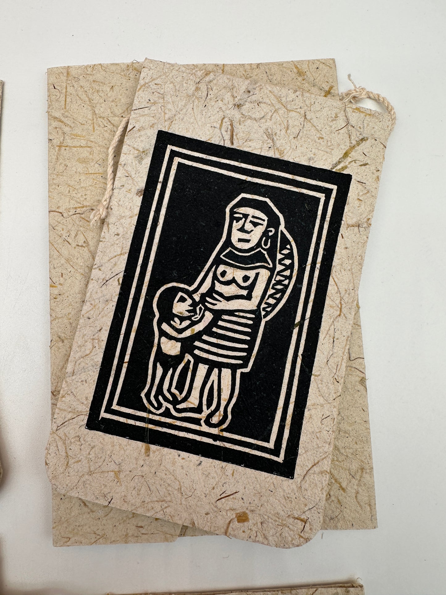 Frameable Note Cards ~ artisanal paper handcrafted from corn husks