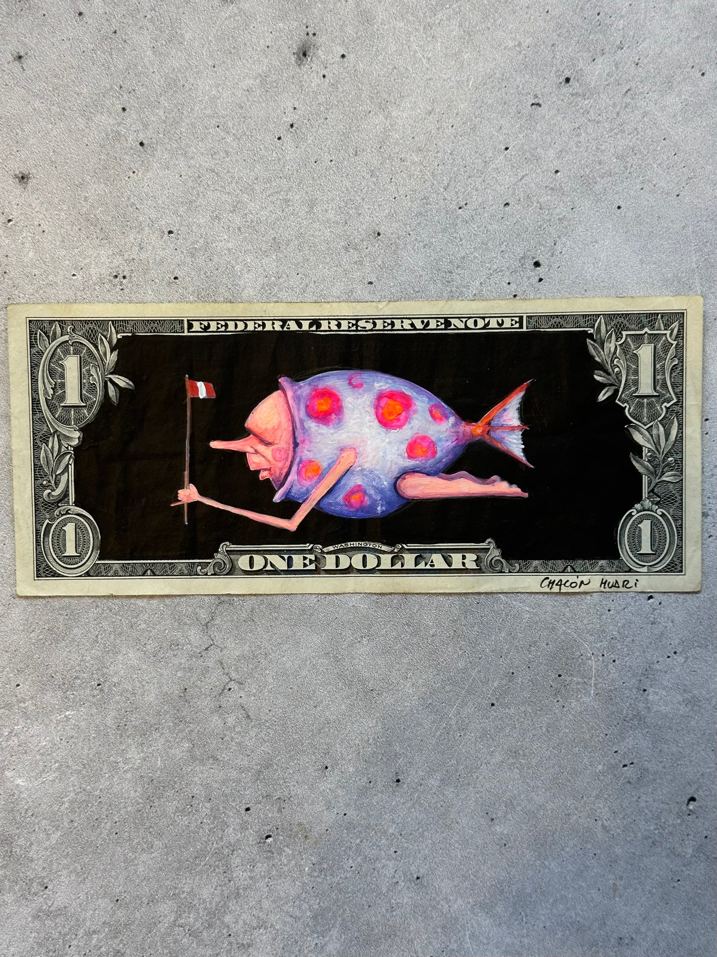 Dollar Migrante - Original illustrations - Framed