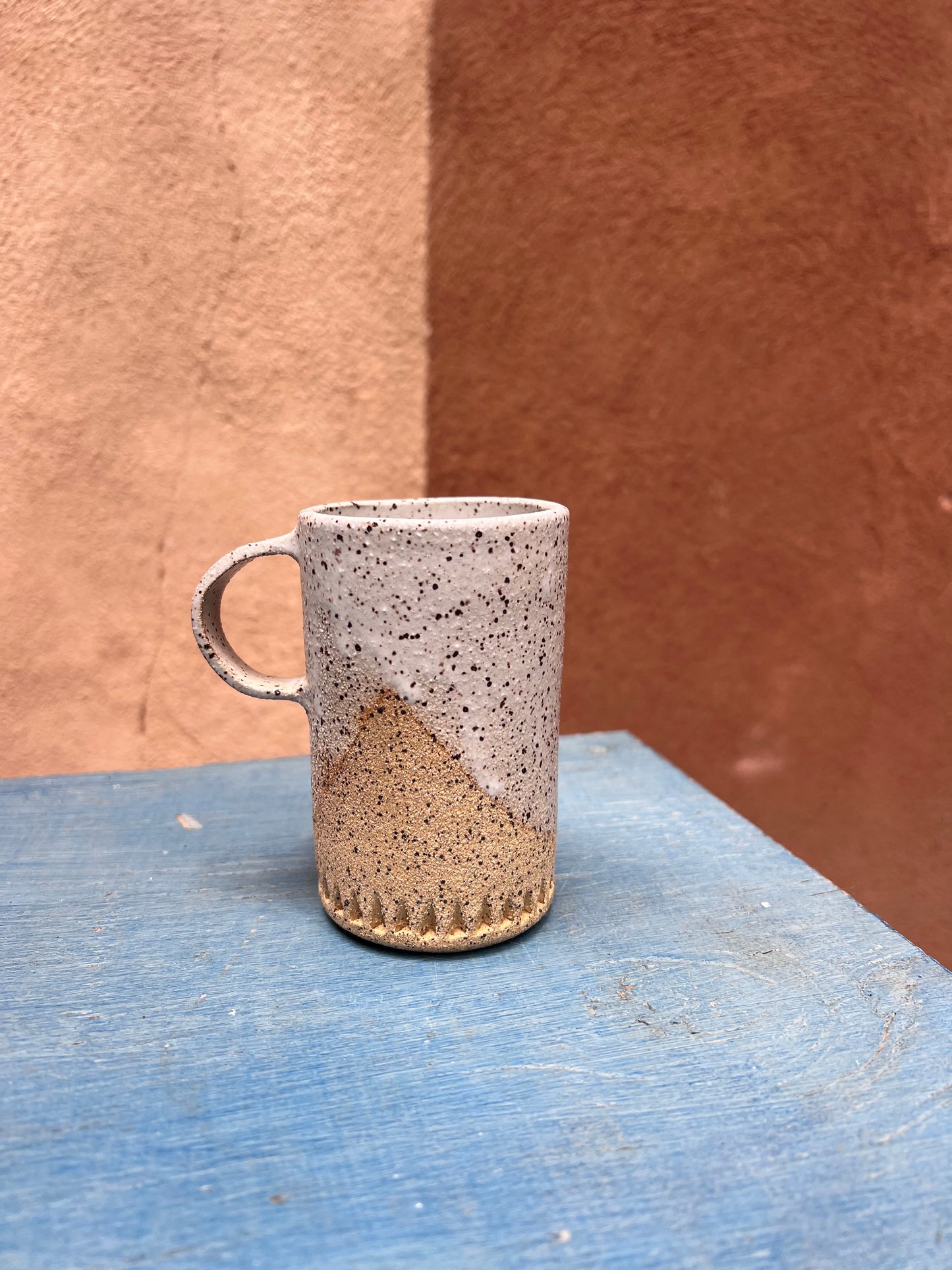 Off White Mug ~ Speckled stoneware mug ~ four versions