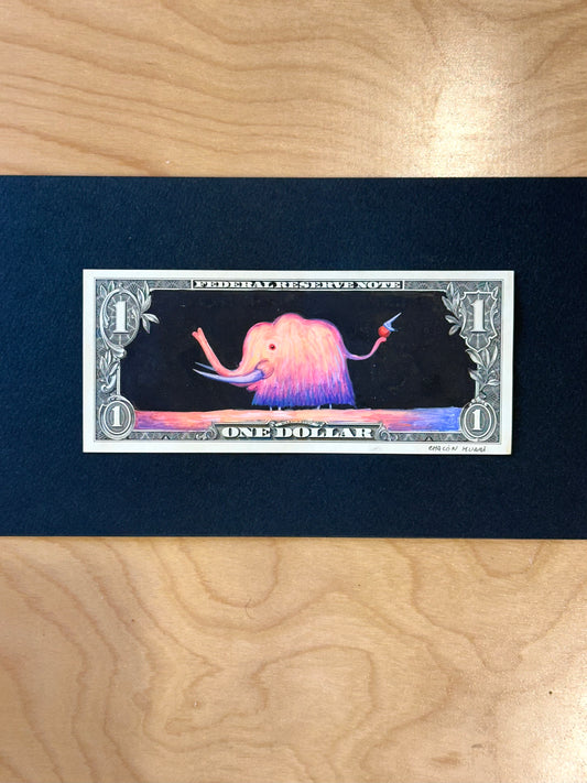 Dollar Migrante - Original illustrations - 9”x4” framed