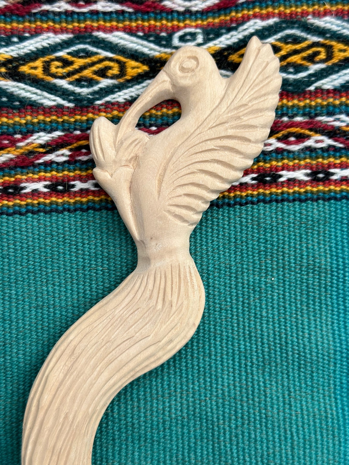 Hummingbird Wooden Spoon