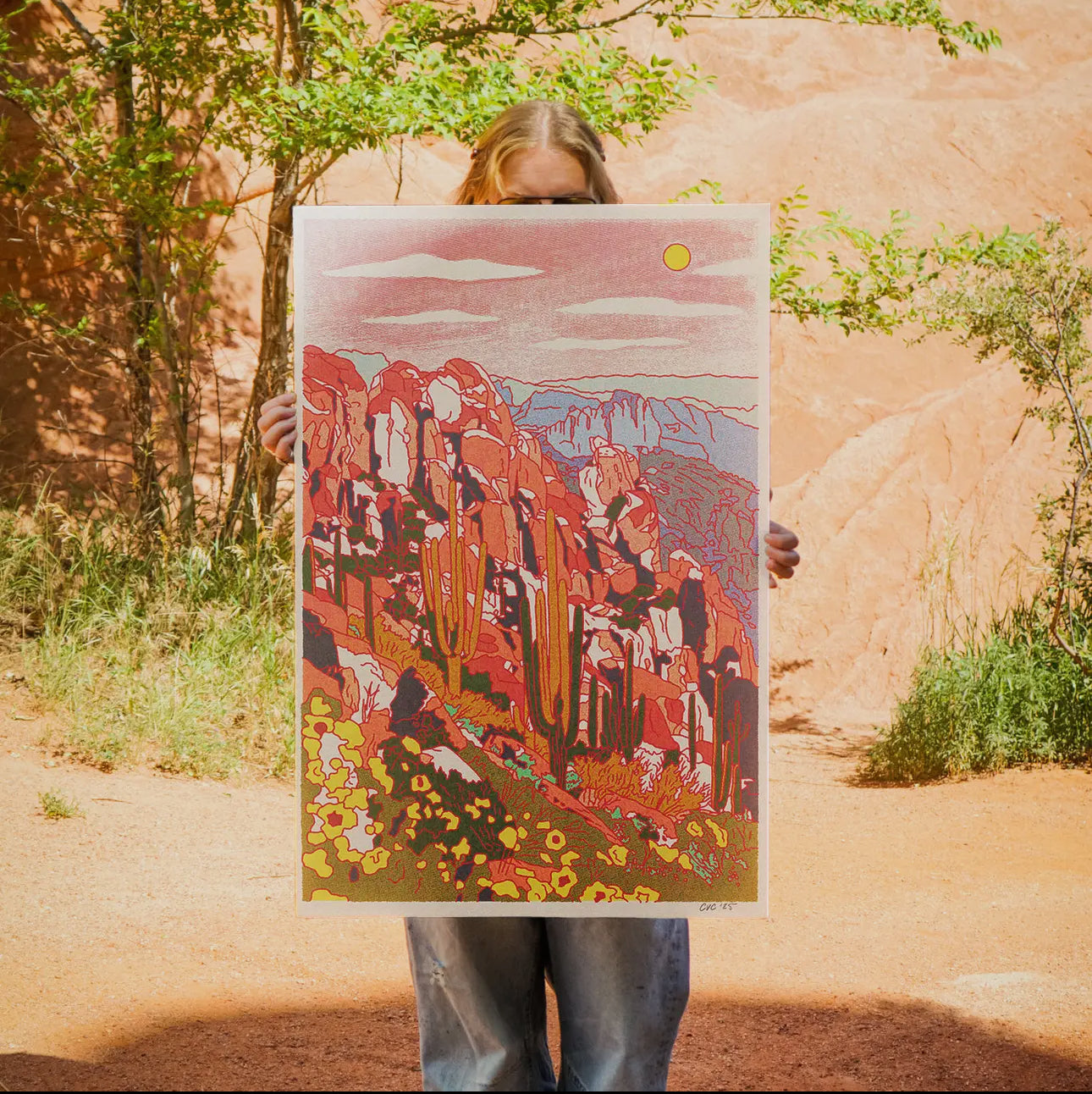 Desert Spring Art Print - two sizes