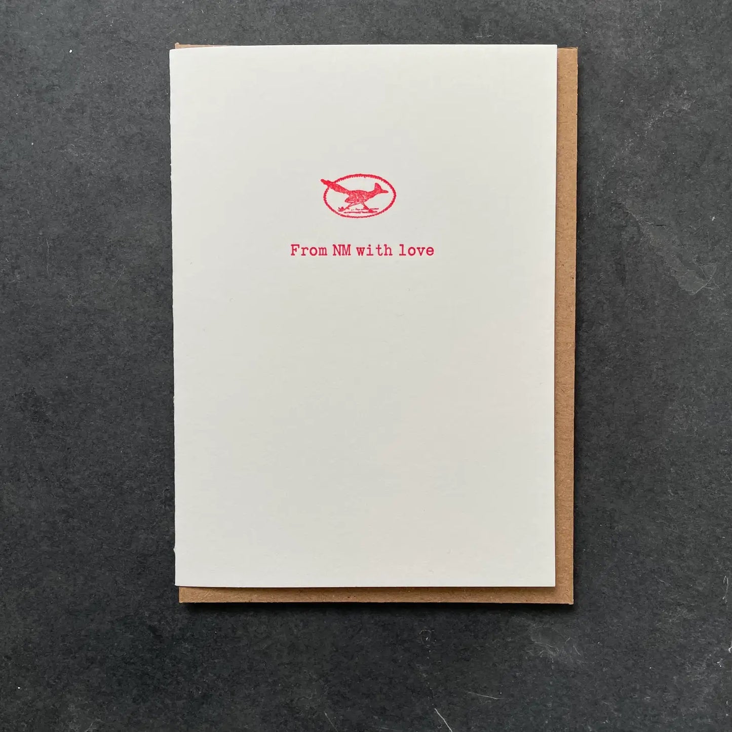 From NM with love greeting card