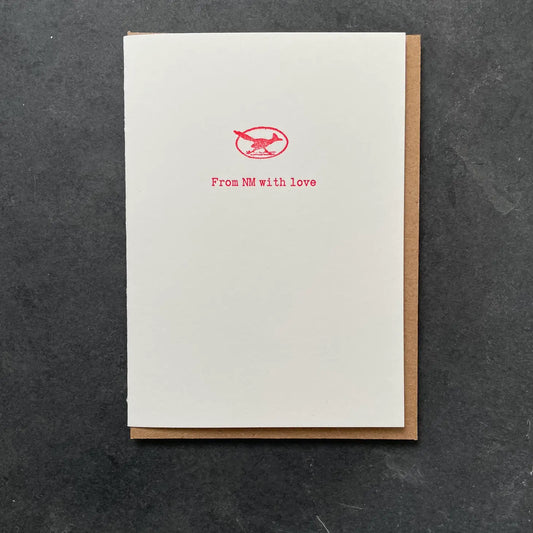 From NM with love greeting card