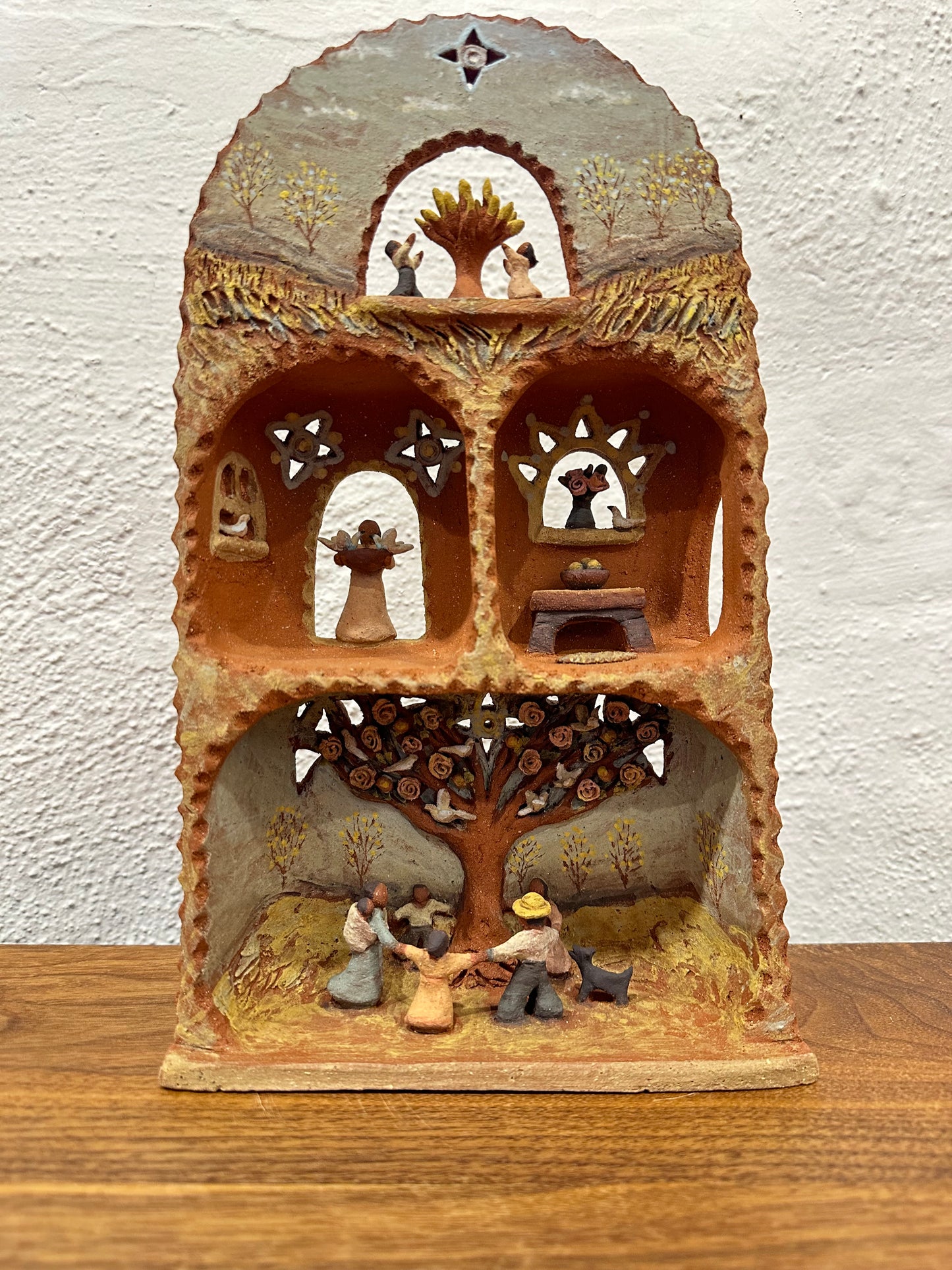 Family Time Altar - Clay Sculptural Piece