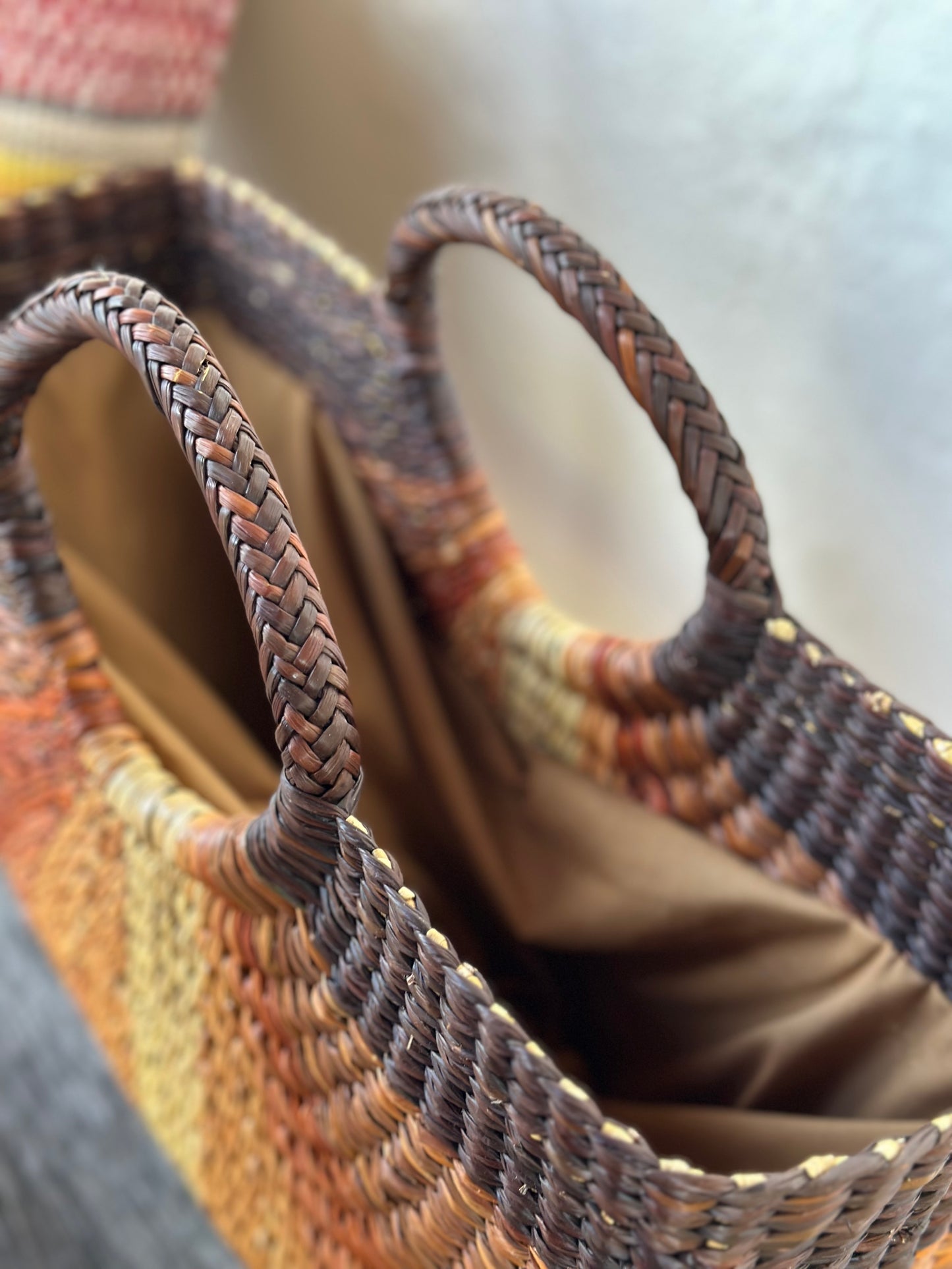 Hand basket ~ browns