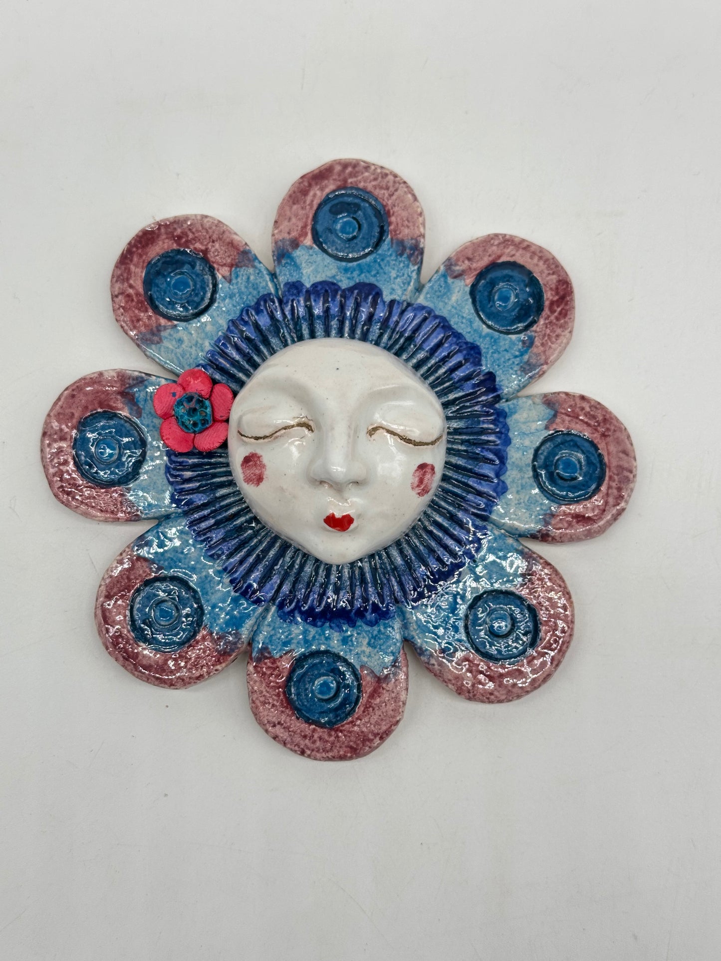 Mascaras en Flor ~ clay art wall