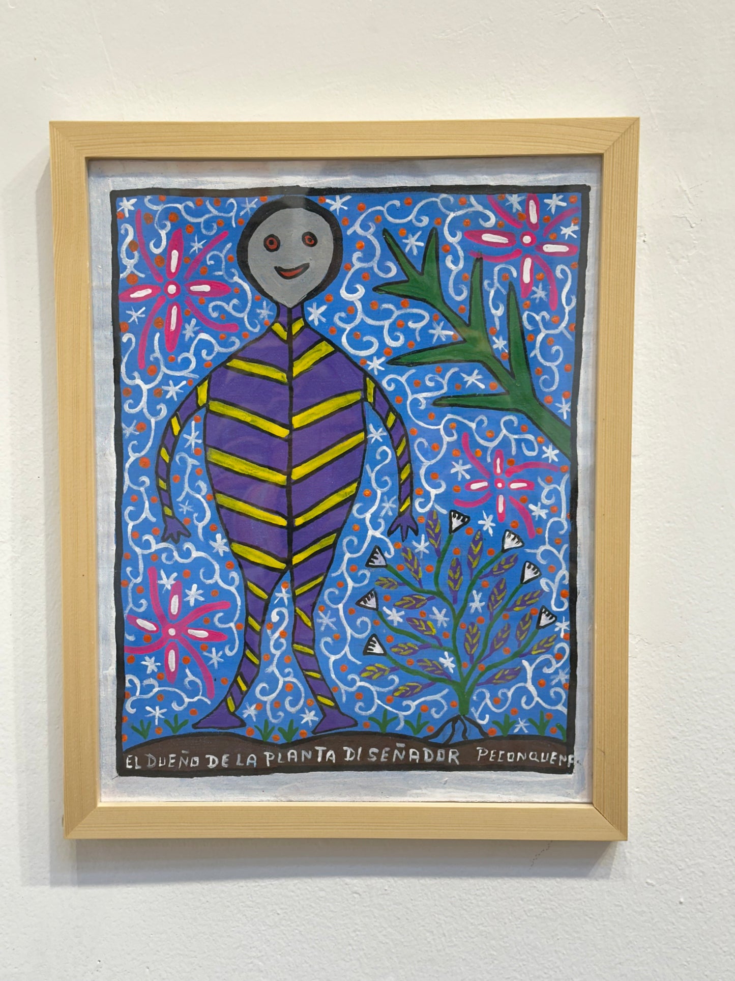 El Dueño de la Planta Diseñador ~ painting on canvas - 11” x 14”