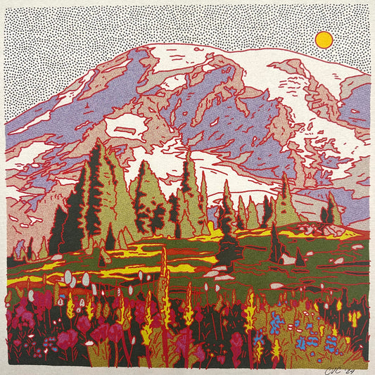 Mount Rainier -  NM05 - 12 x 12 print