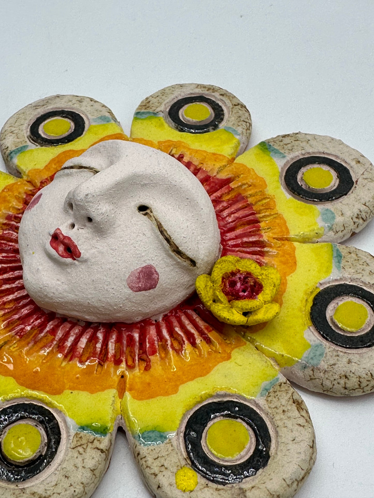Mascaras en Flor ~ clay art wall