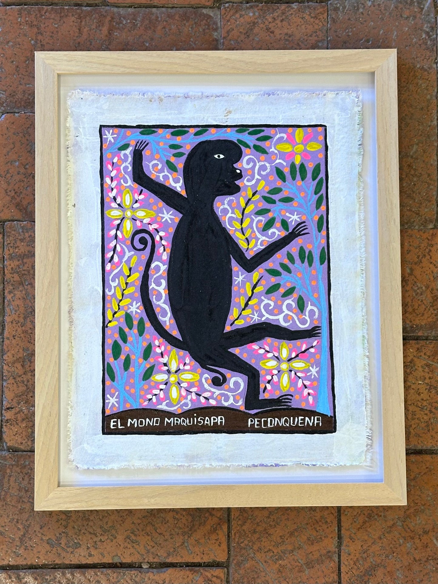 El Mono Maquisapa - painting on canvas 10” x 12.5”
