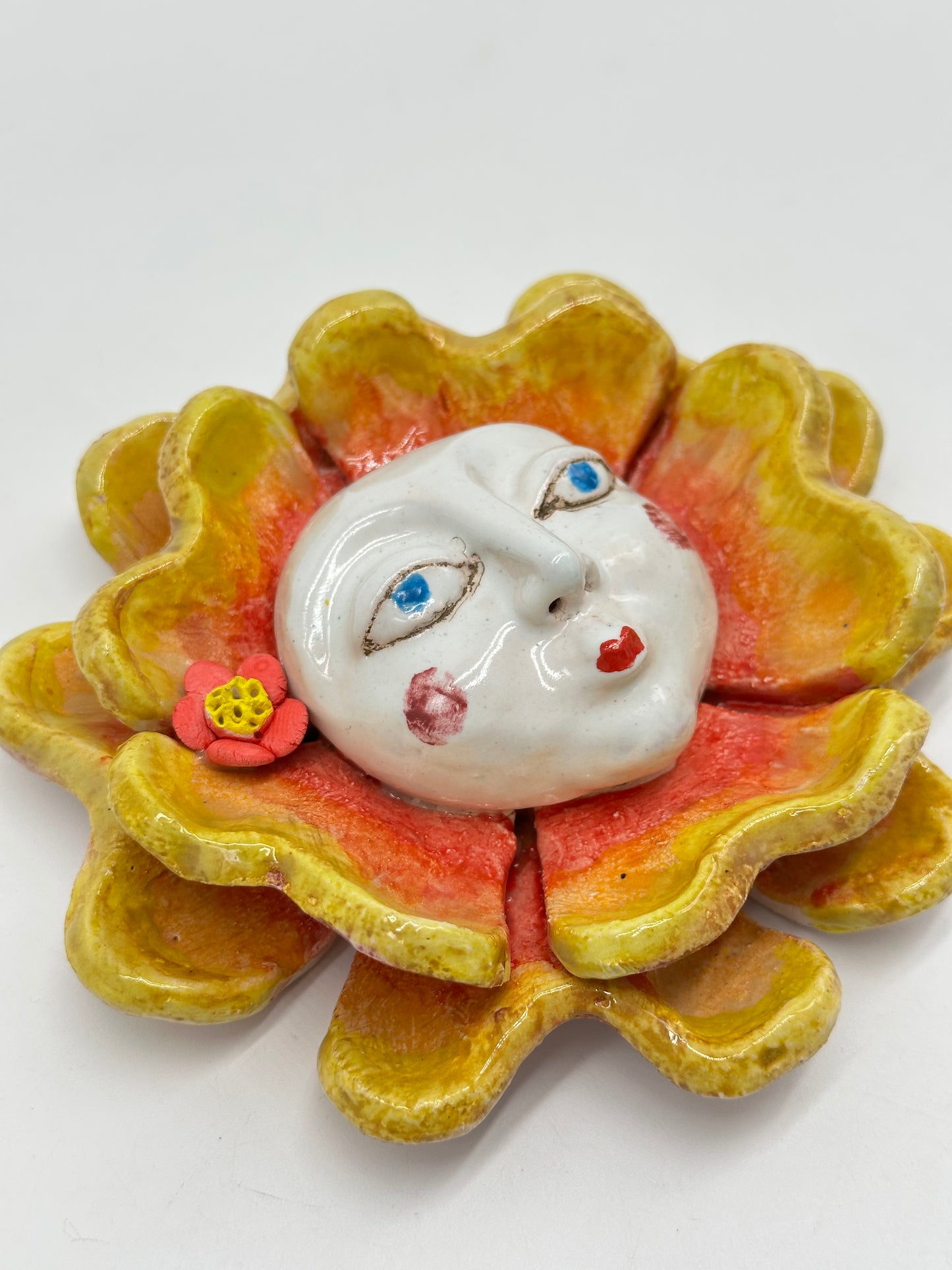 Mascaras en Flor ~ clay art wall
