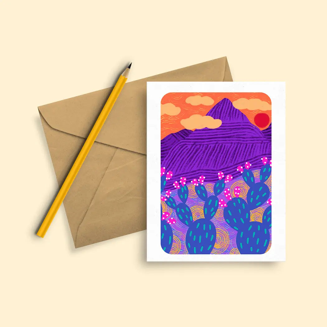 Squidly Designs ~ Colorful Mountain Landscape
