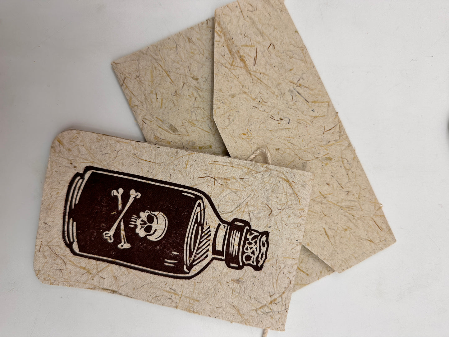 Frameable Note Cards ~ artisanal paper handcrafted from corn husks