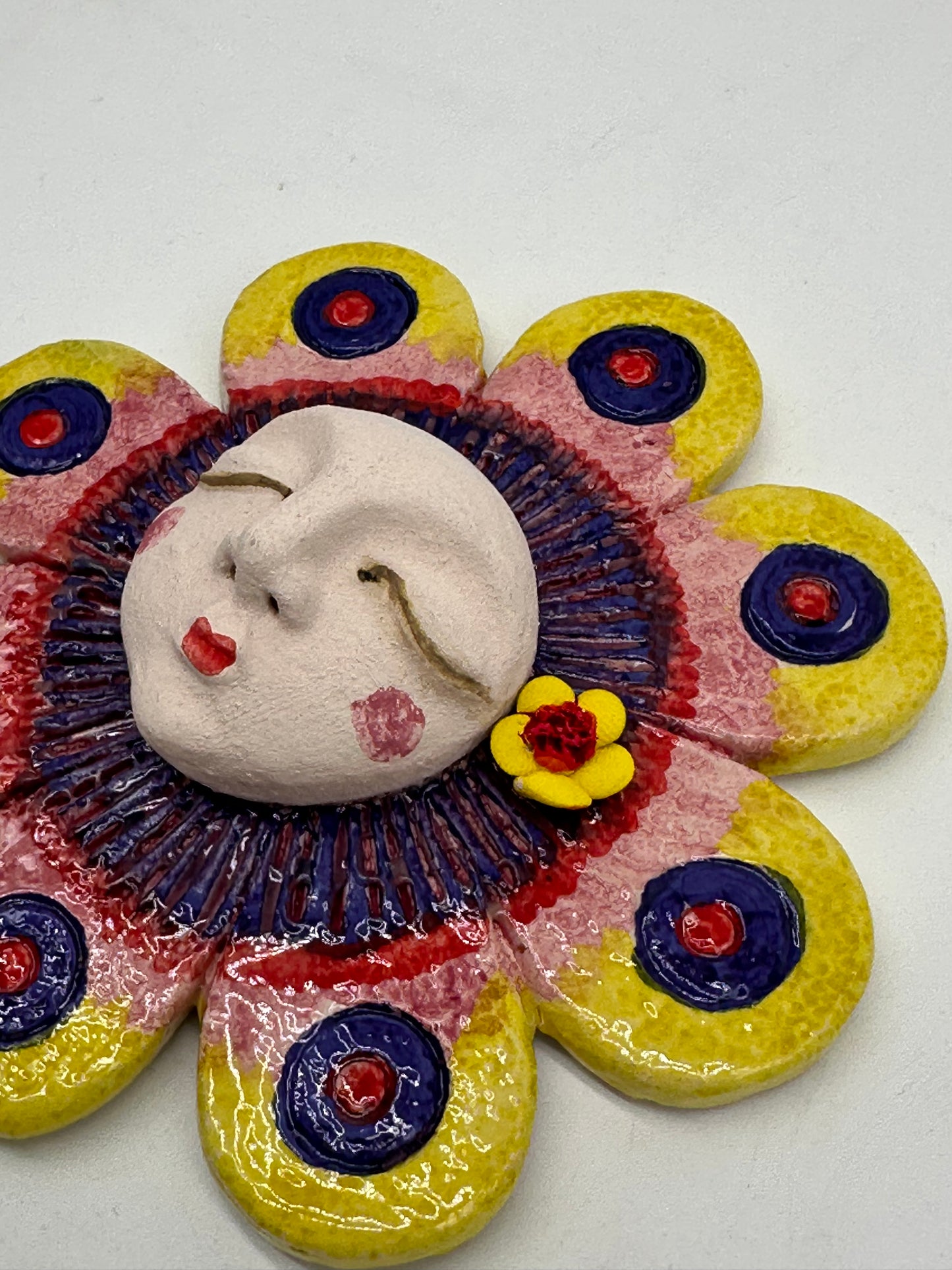 Mascaras en Flor ~ clay art wall