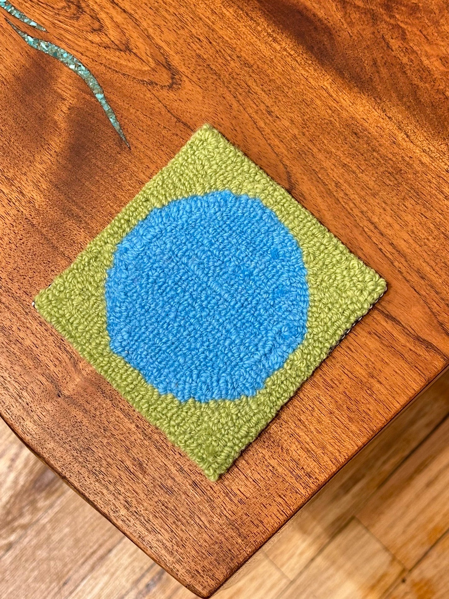 Coasters - cerulean ~ grass