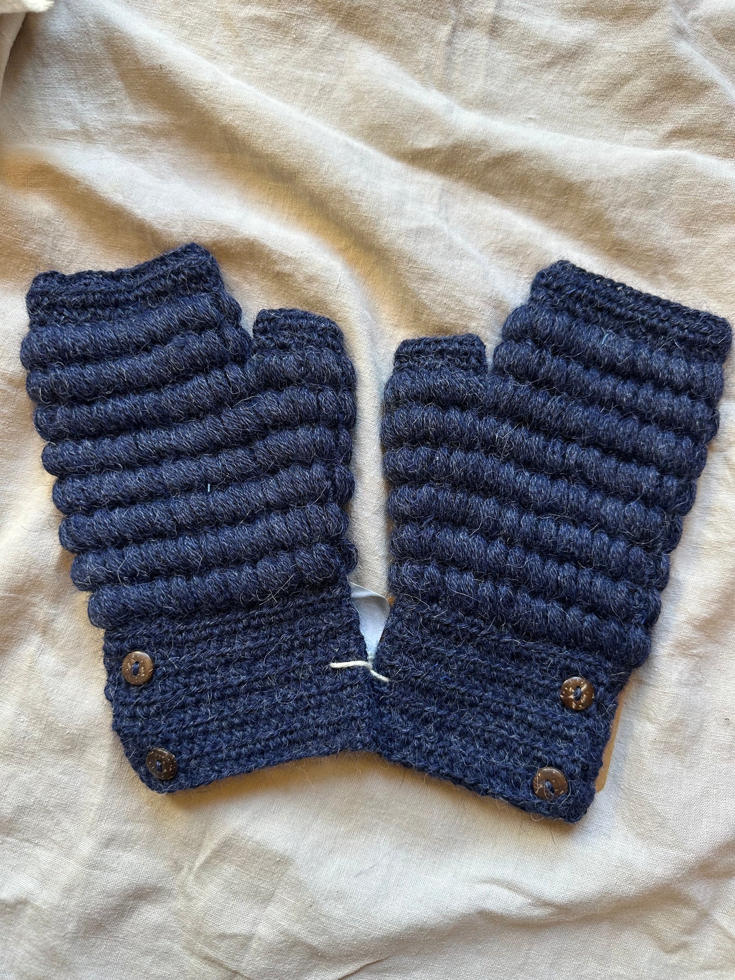 Fingerless 100% Baby Alpaca Gloves