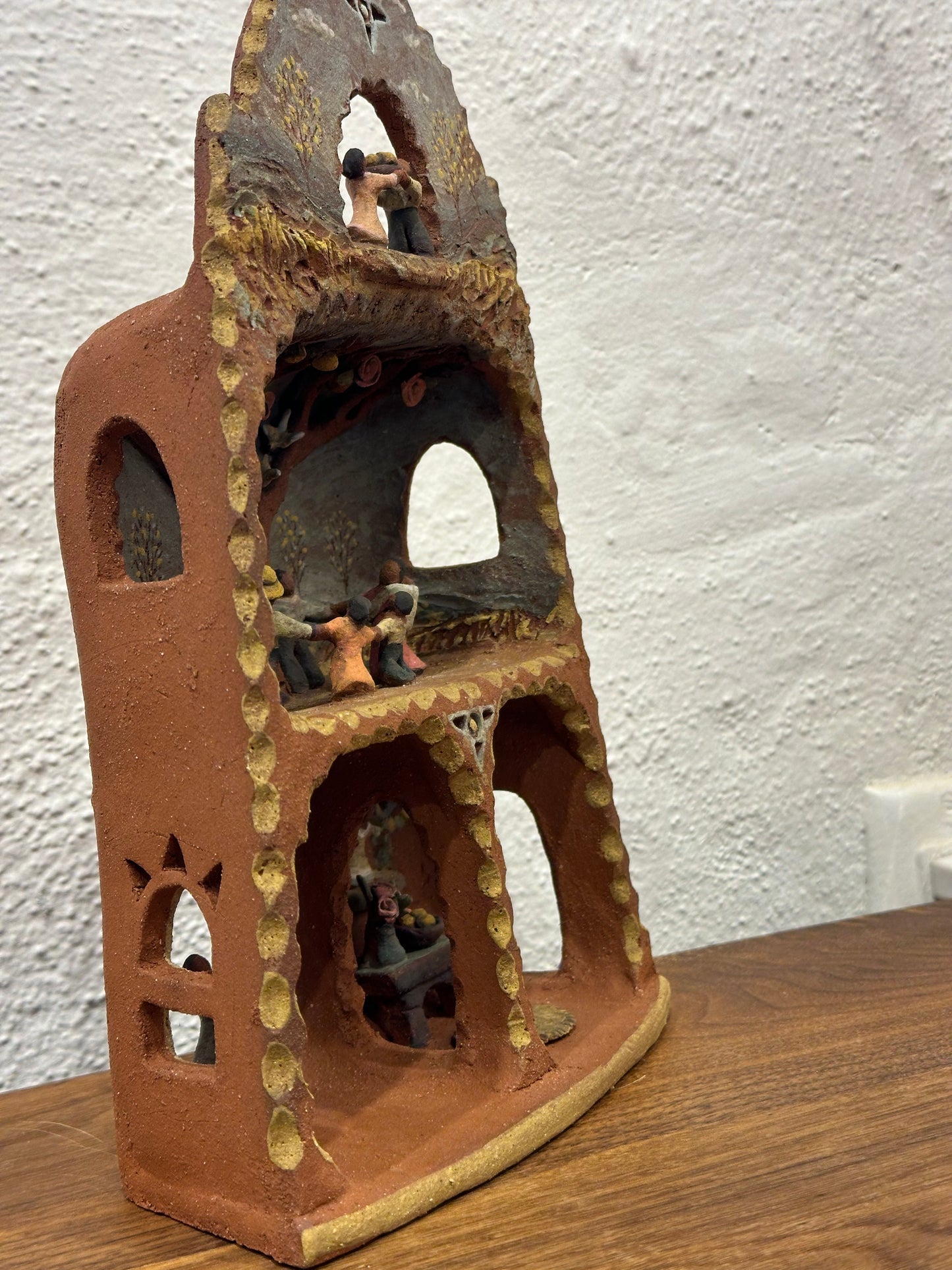 Family Time Altar - Clay Sculptural Piece