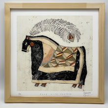Load image into Gallery viewer, #31 - Pony with Feather - Print 12 x 12 - LIMITED EDITION
