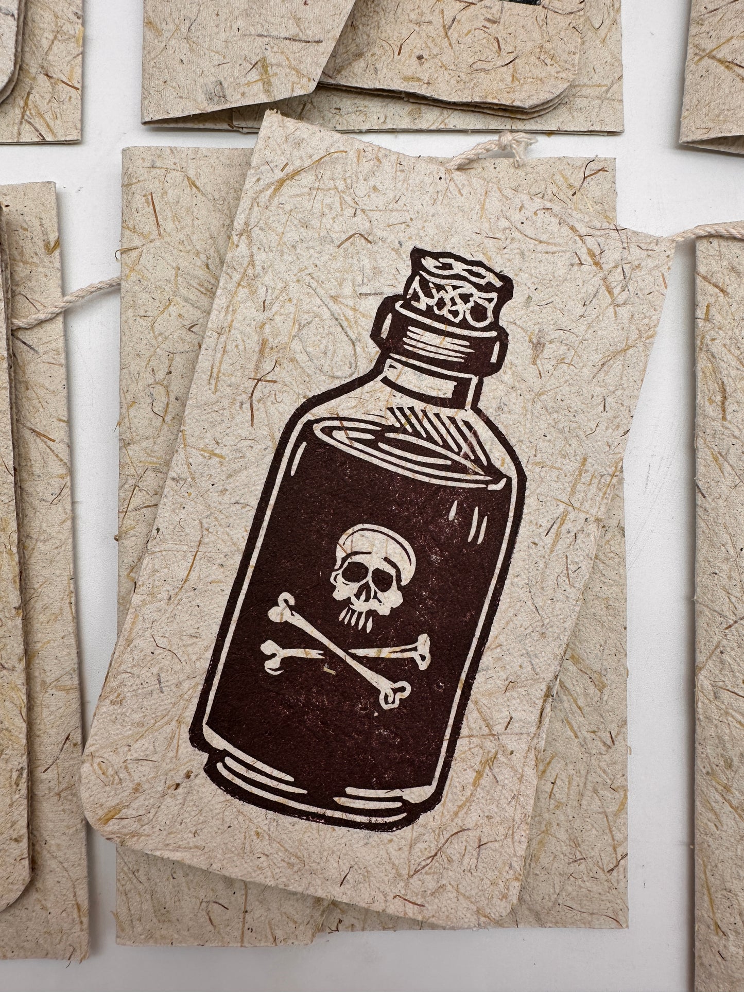 Frameable Note Cards ~ artisanal paper handcrafted from corn husks