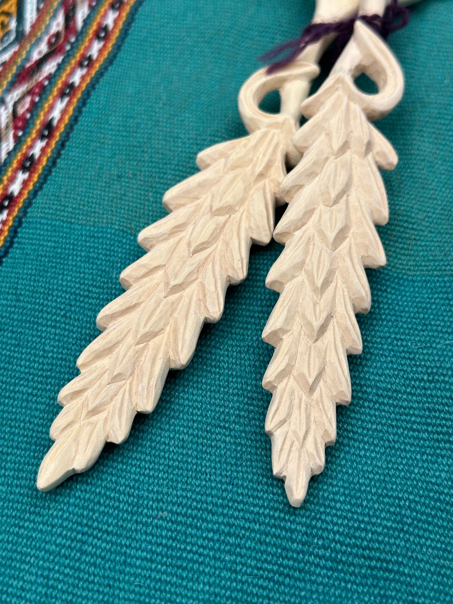 Wooden Utensil Set - Wheat Ear