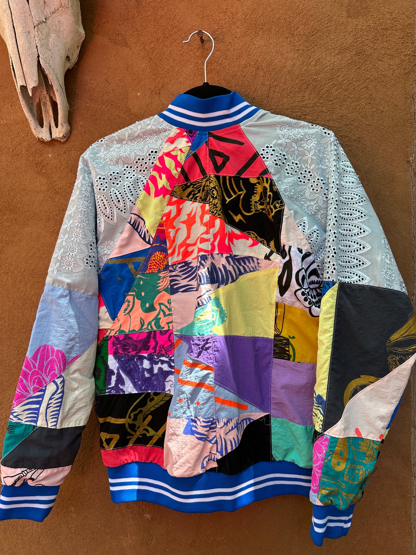 Cotton Drill Jacket ~ Screen Printed ~ Large
