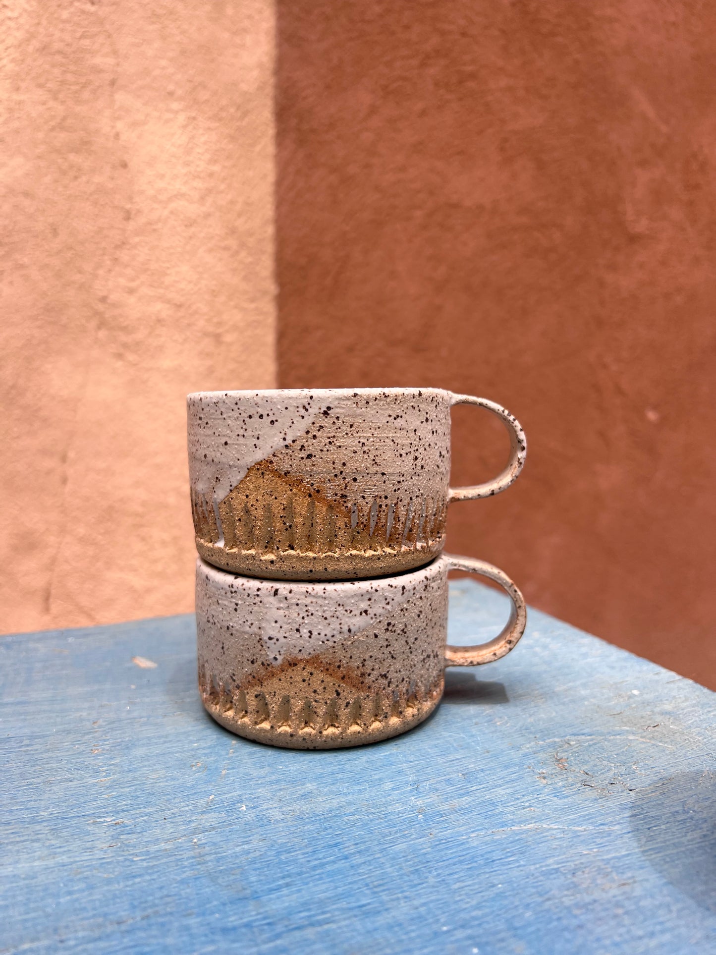 Off White Mug ~ Speckled stoneware mug ~ four versions