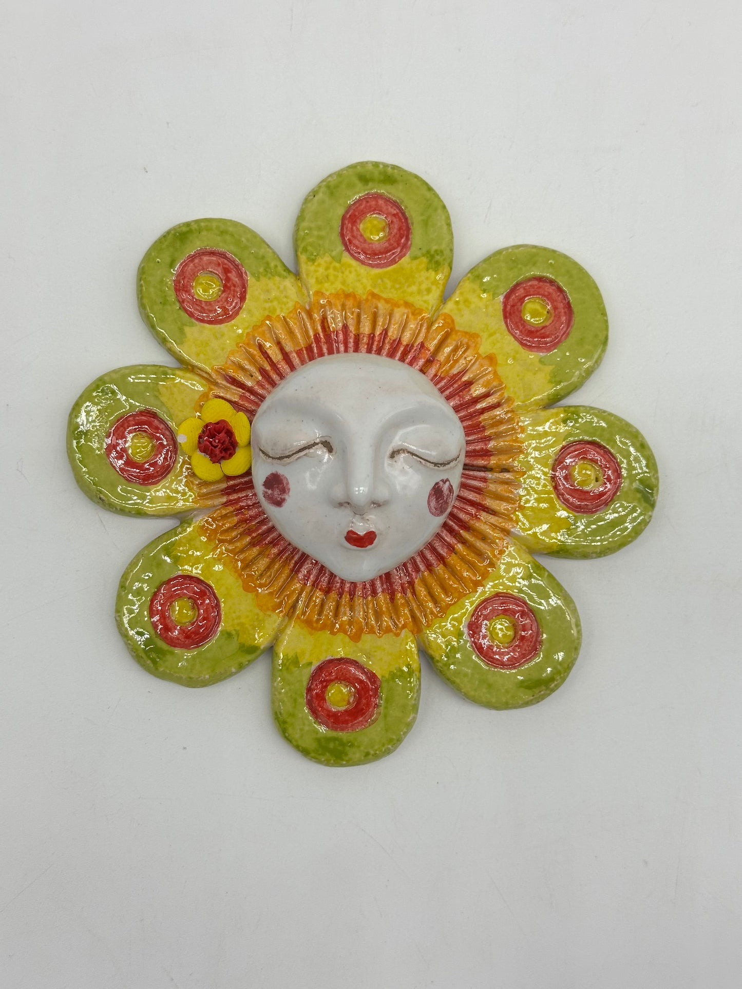Mascaras en Flor ~ clay art wall