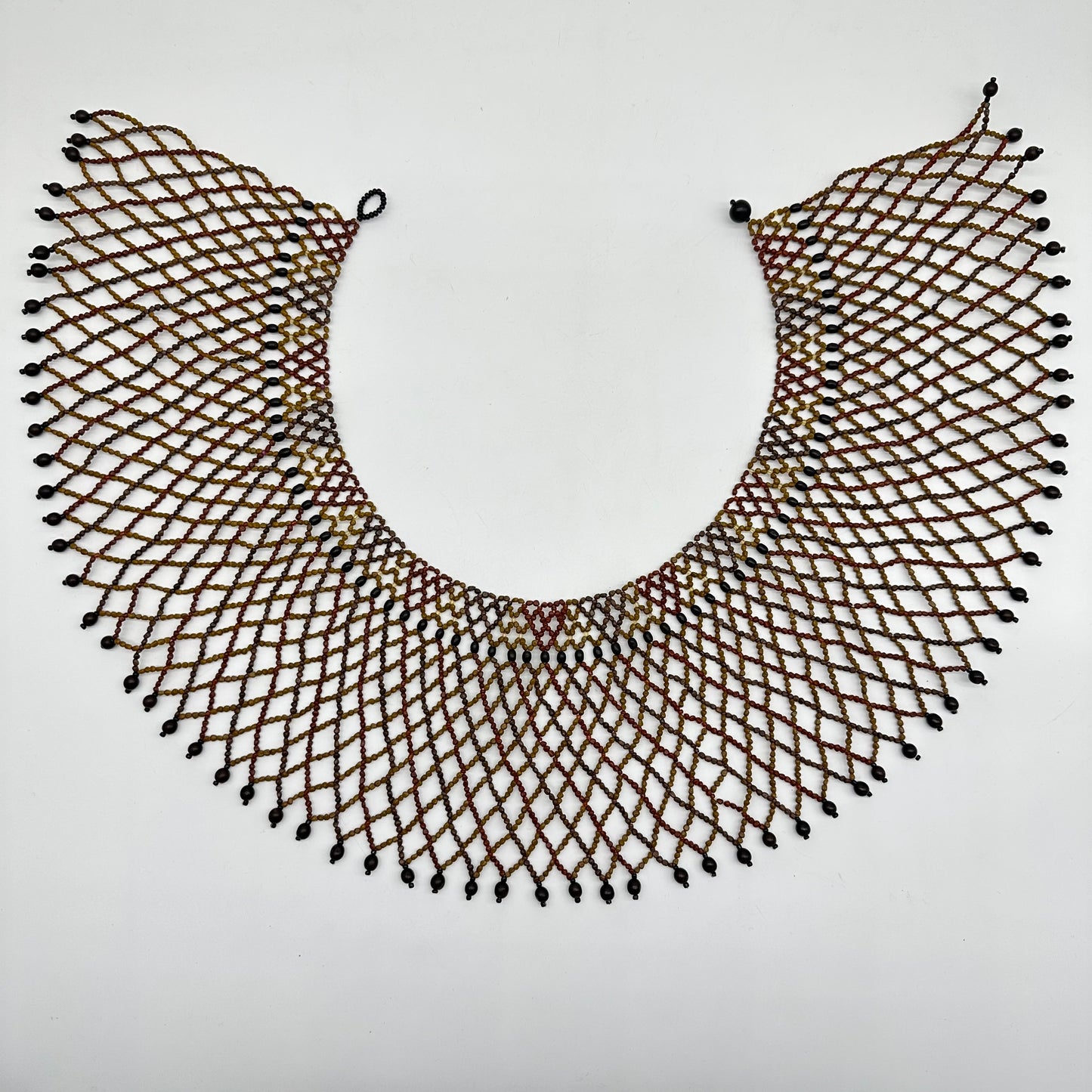 Necklace “Abanico” ~ Amazonian Seed