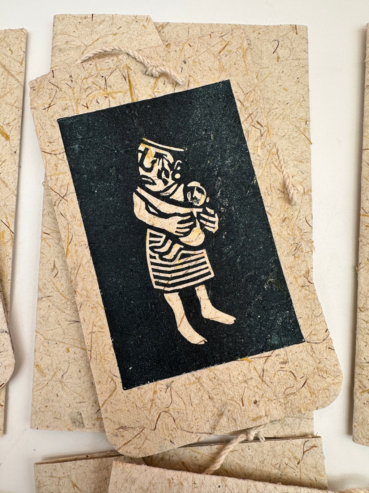 Frameable Note Cards ~ artisanal paper handcrafted from corn husks