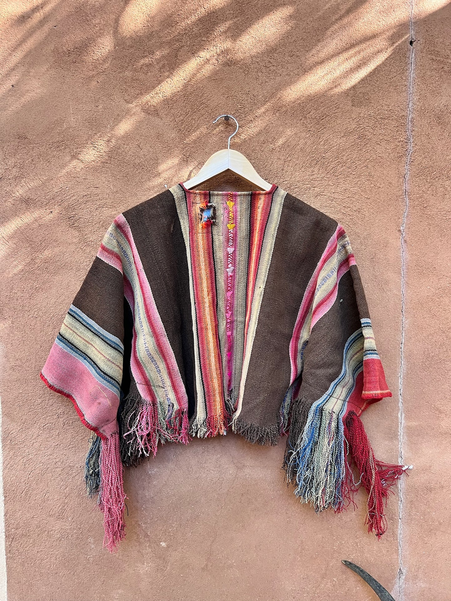 Upcycled Fringe Jacket ~ Cropped and three quarters sleeves