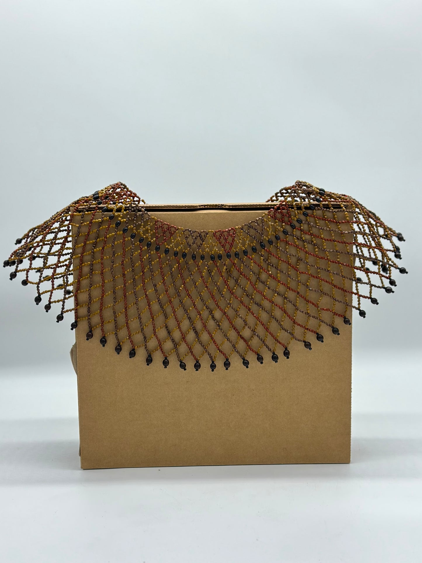 Necklace “Abanico” ~ Amazonian Seed