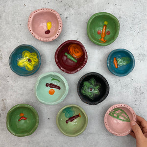 Mini Bowls - colorful design ~
