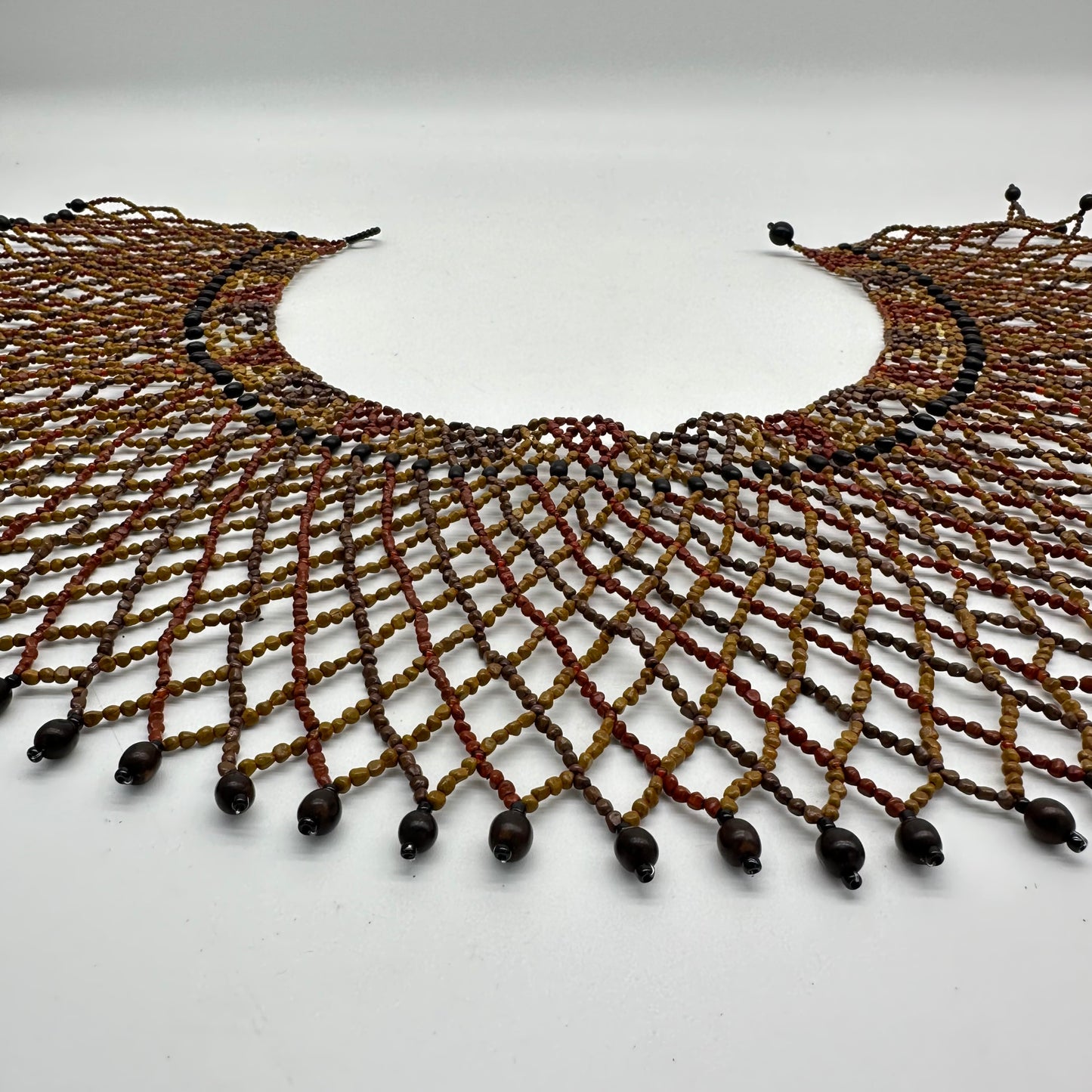 Necklace “Abanico” ~ Amazonian Seed