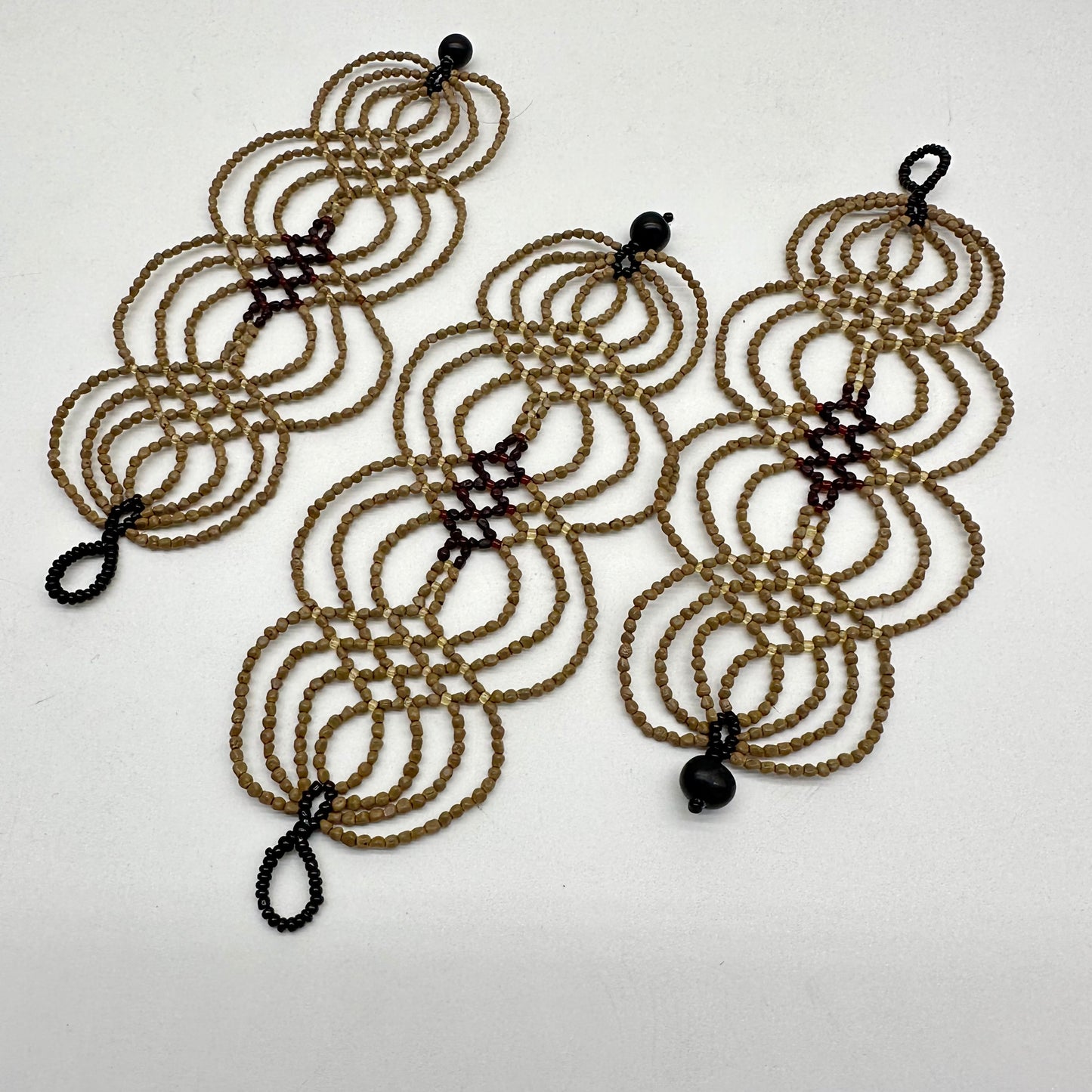 Bracelet - Sand and dark brown