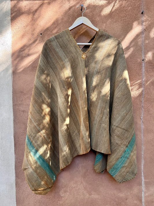 Antique Andean Poncho ~ Sheep Wool
