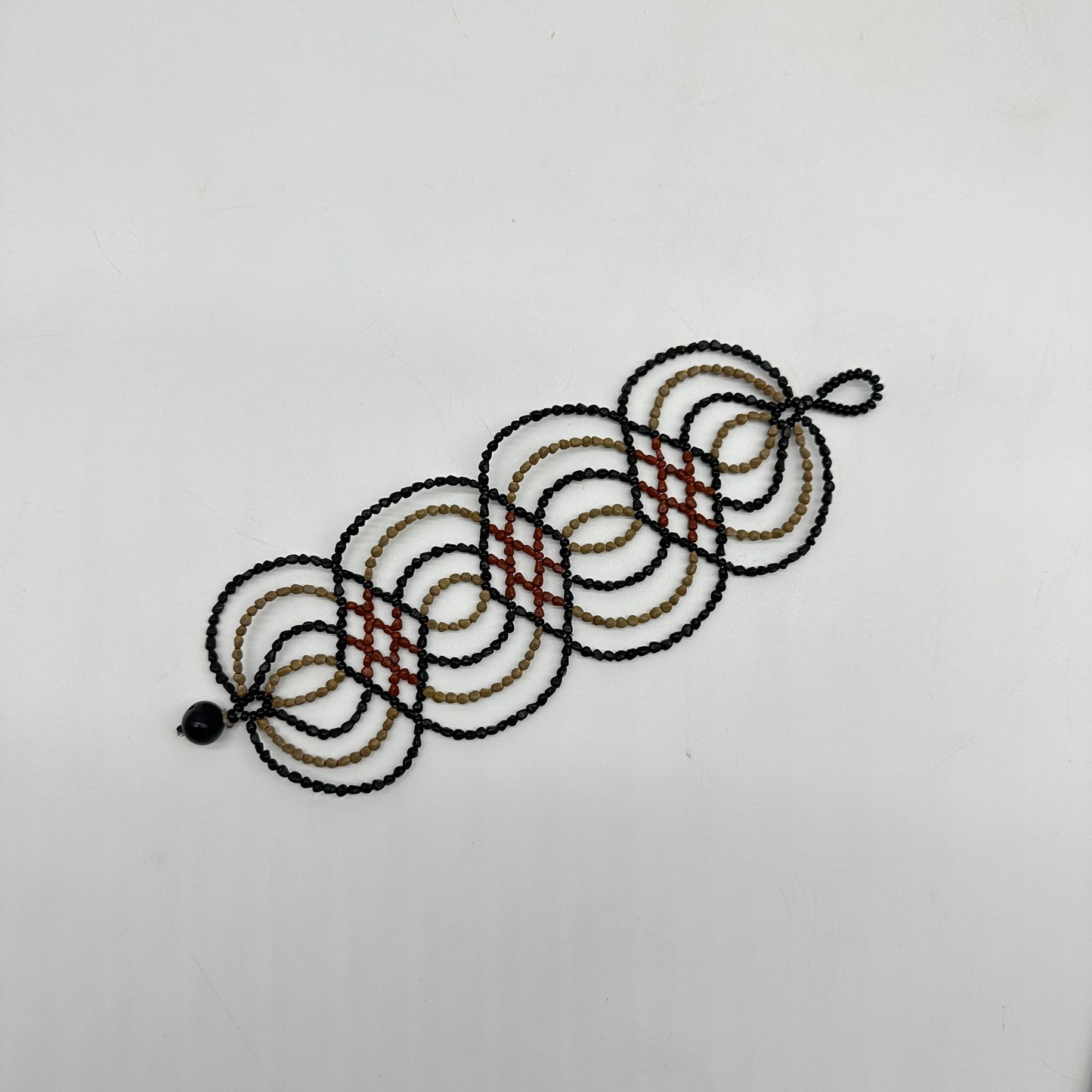 Bracelet Ikish - Black, Sand, Rust