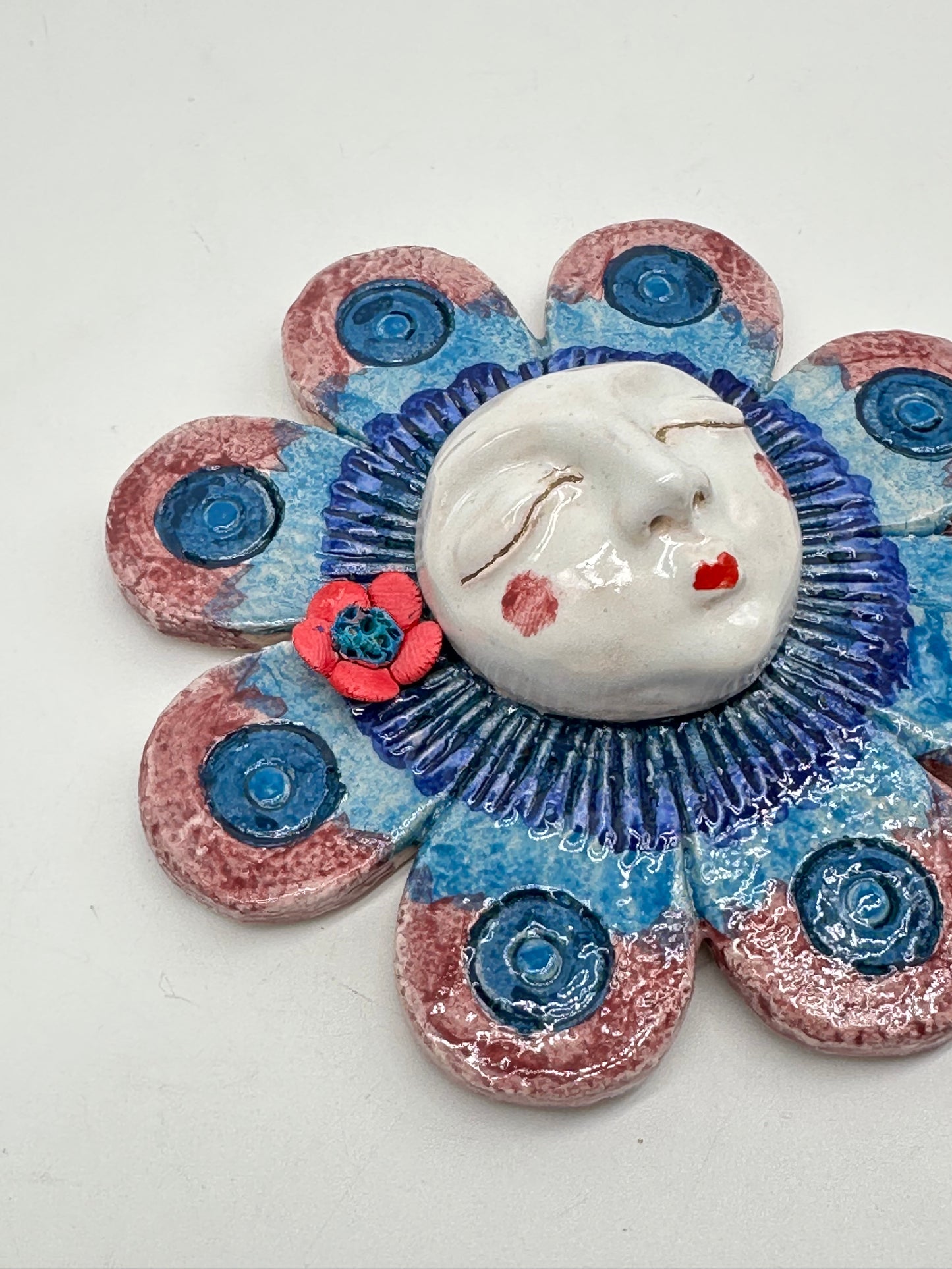 Mascaras en Flor ~ clay art wall