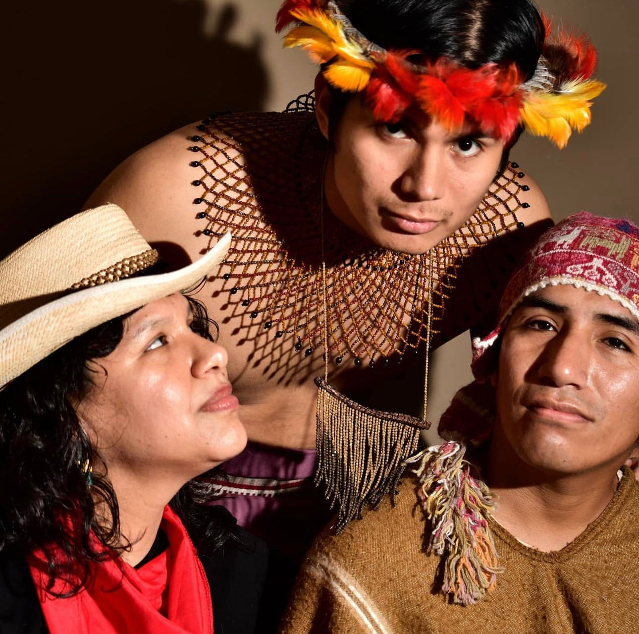 Necklace “Abanico” ~ Amazonian Seed