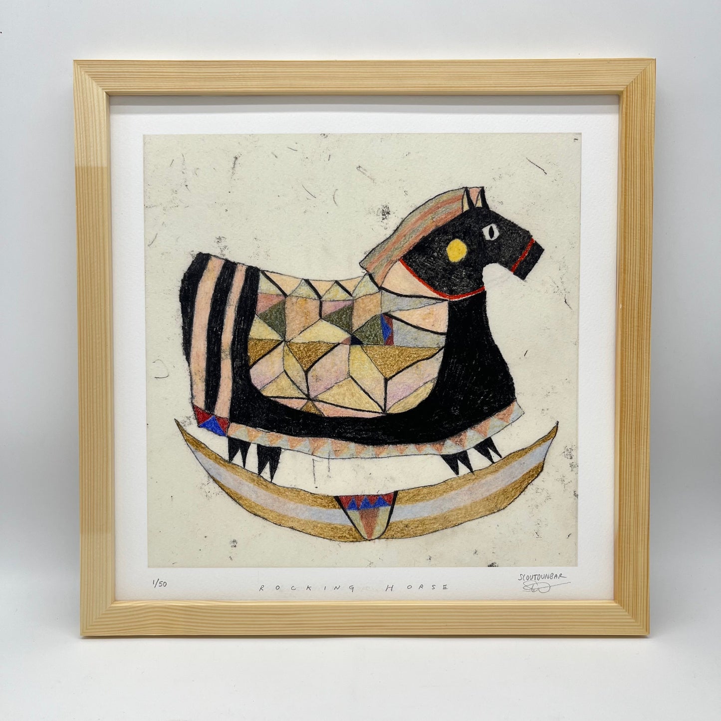 Rocking Horse - Print 12 x 12 ~ LIMITED EDITION